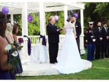 Stephen and Stephanie's wedding ceremony